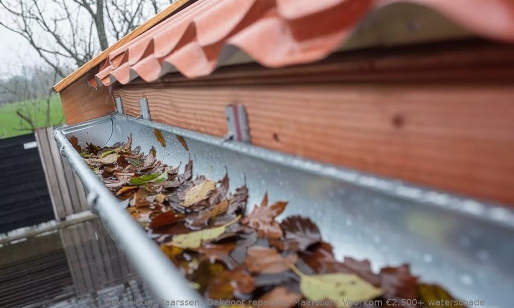 Dakgoot reparatie Maarssen: Voorkom €2.500+ waterschade